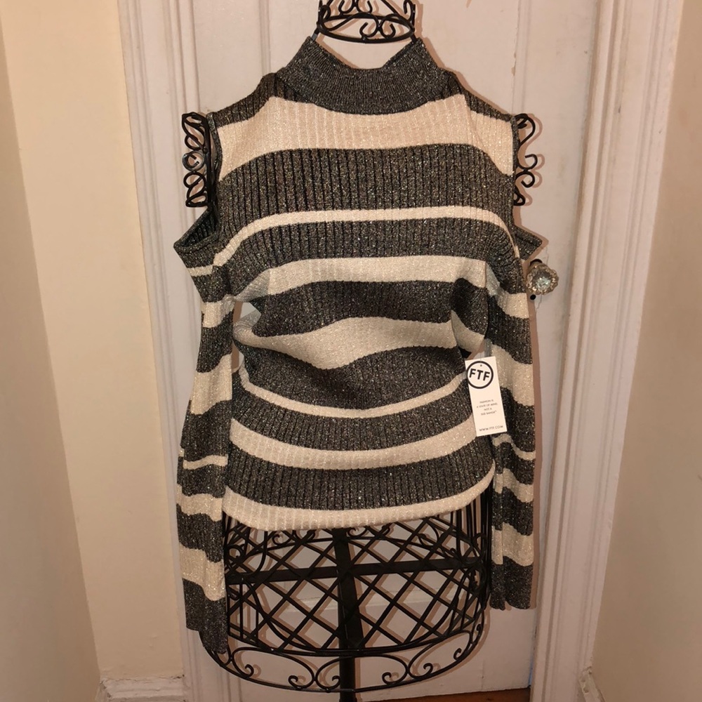 Fashion to Figure Cold Shoulder Sweater